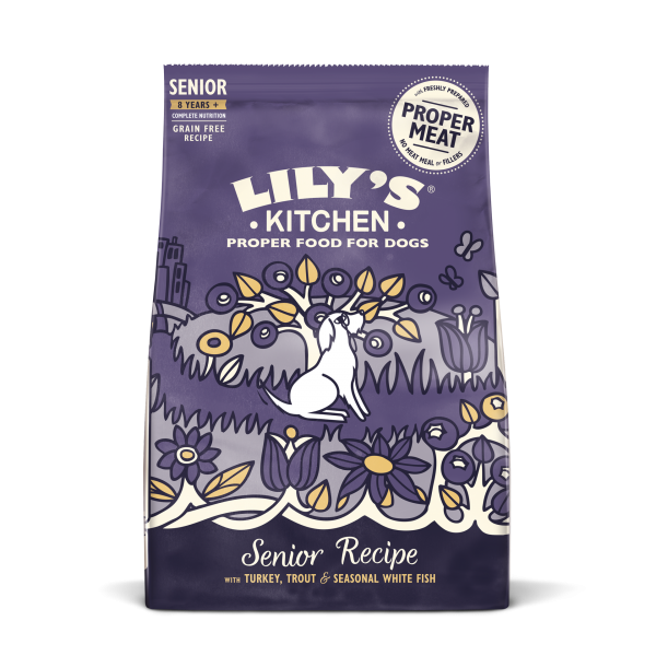 Lily's Kitchen Turkey & Trout Dry Food for Senior Dogs