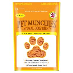 Pet Munchies Training Dog Treat Natural Chicken Super Value Pack 150g