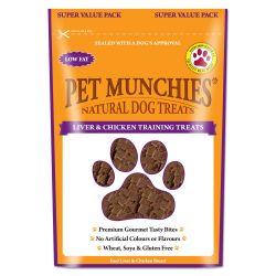 Pet Munchies Training Dog Treat Chicken & Liver Super Value Pack 150g
