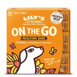 Lily's Kitchen On the Go Mealtime Bars 3 x 40g