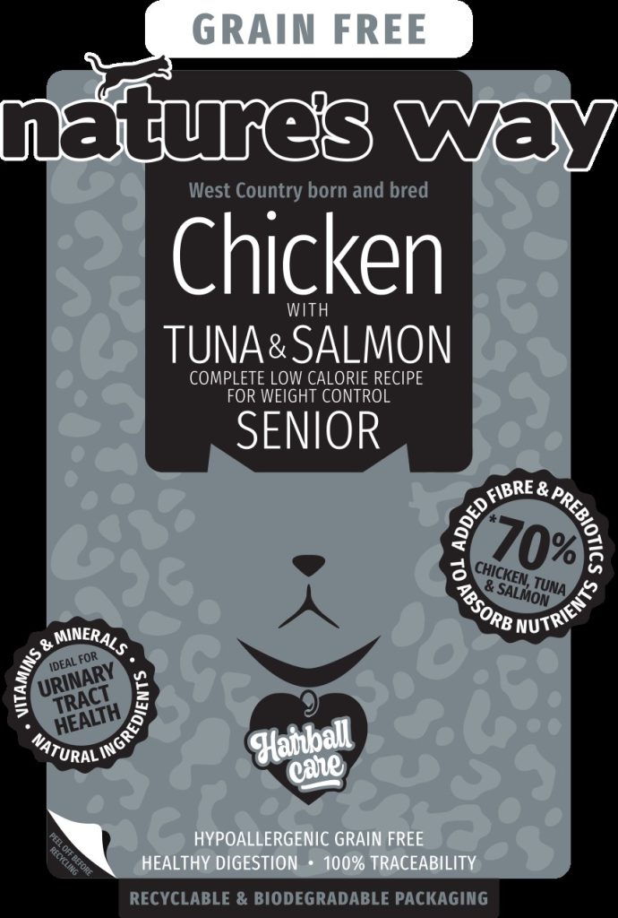 Nature's Way Complete Light/Senior Dry food for Cats -  Grain Free Chicken with Tuna & Salmon Recipe
