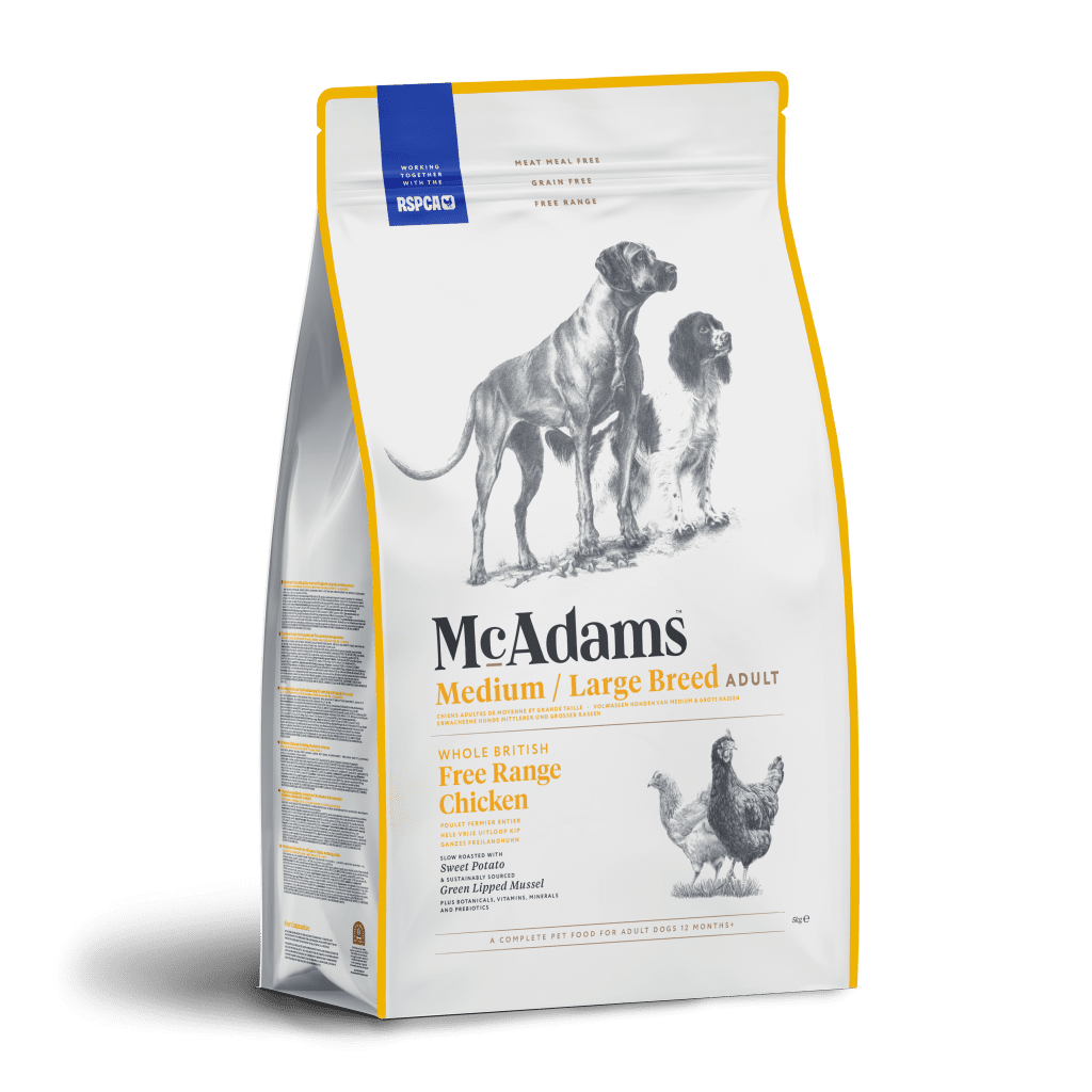 McAdams Medium/Large Breed Free Range Chicken Dog Food