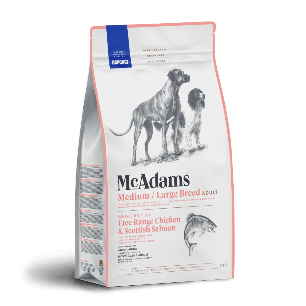 McAdams Medium/Large Breed Free Range Chicken & Salmon Dog Food
