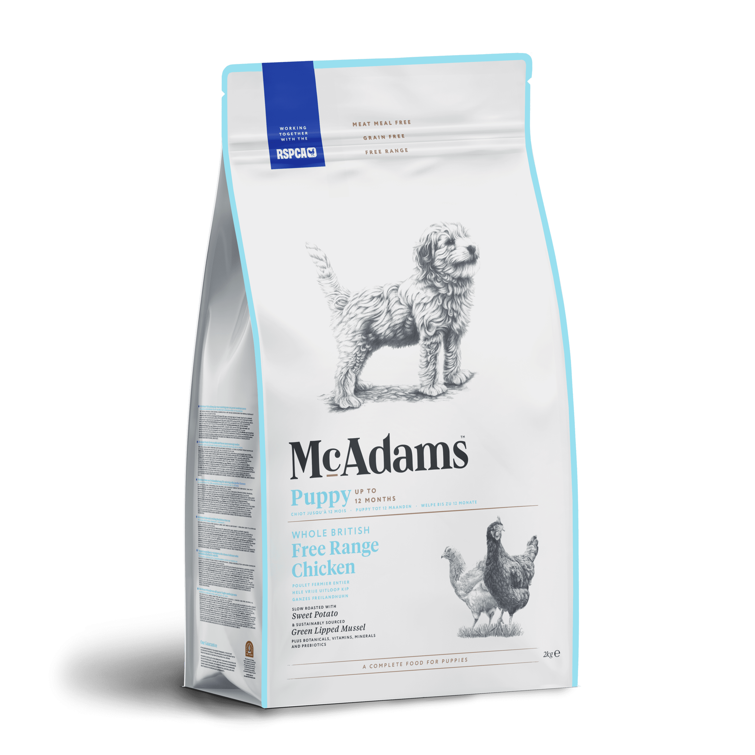 McAdams Puppy Free Range Chicken Dog Food
