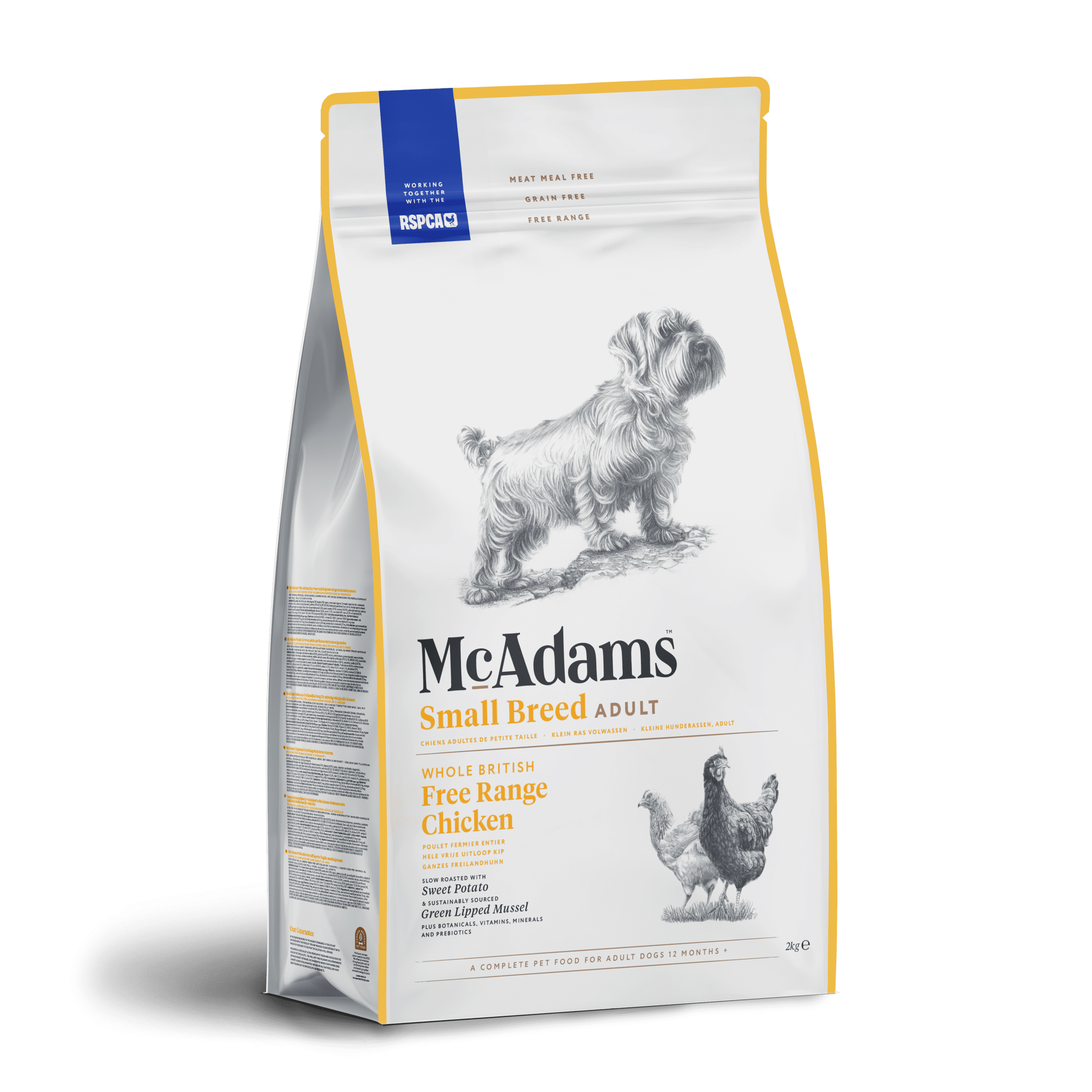 McAdams Small Breed Free Range Chicken Dog Food