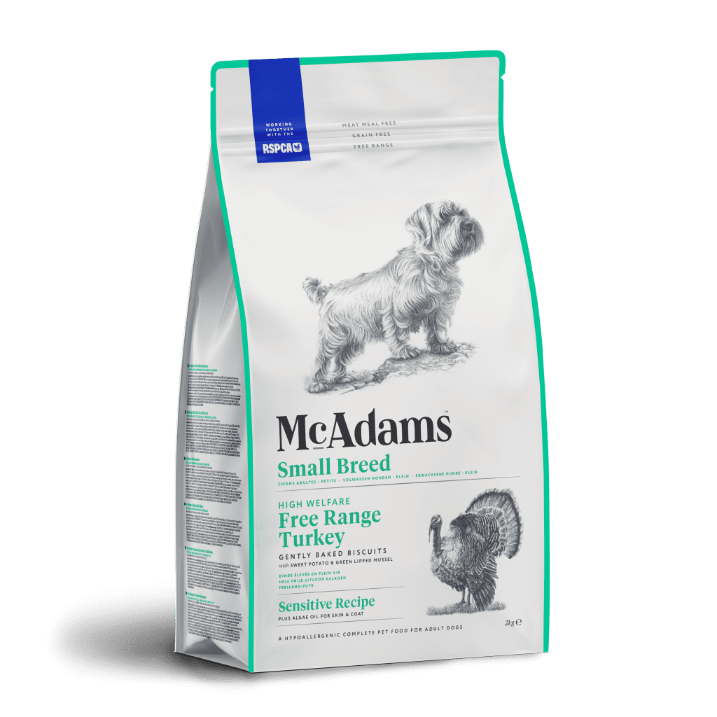 McAdams Sensitive Small Breed Free Range Turkey Dog Food