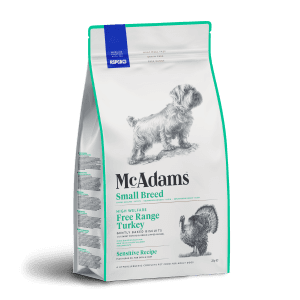 McAdams Sensitive Small Breed Free Range Turkey Dog Food